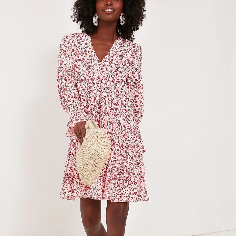 Pomander Place Tuckernuck Kenzo dress in Scarlet daisy floral XXL